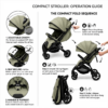 4 kidilo Lightweight Portable Travel Stroller with Briefcase Fold & Sun Canopy (K202)