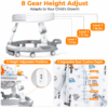 4-in-1 Convertible Height-Adjustable Baby Walker with Music Tray & Meal Board (207)
