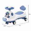 Astronaut-Themed Ride-On Swing Car with LED Flashing Wheels