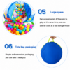 4 3-in-1 Ball Pool Tent & Crawling Tunnel House Set for Kids