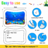 Baby Inflatable Water Play Mat – Ocean Theme Tummy Time Crawling Pad