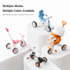 4 6-in-1 Multifunctional Kids Tricycle with Canopy & Parent Push Handle