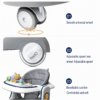 4-in-1 Pilot Sit-to-Stand Baby Walker with Speed Control Wheels & Musical Activity Tray