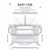Smart Electric Baby Bassinet & Mobile Crib with Lockable 360 Universal Wheels (8601)