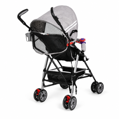 Joyous S306 Compact Folding Baby Stroller with Adjustable Canopy & Storage Basket