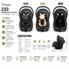 Infantes Portable Infant Car Seat & Carrycot (0–15 kg / 0–12 Months) with Animal Ear Cushion (233)