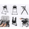 5 Joyous HCY-021 Ergonomic Baby Dining Chair with 5-Point Safety Harness & Compact Fold