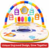 5 Joyous 2-in-1 Baby Piano Play Gym & Push Walker with Musical Keyboard (9881)
