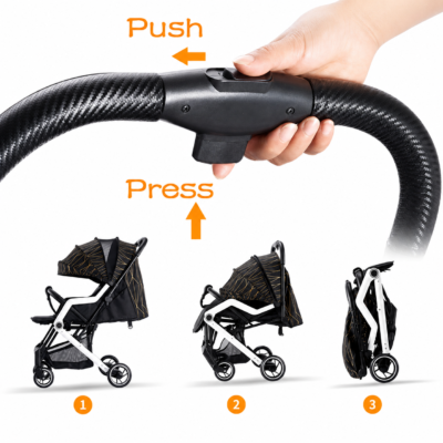 5 Travel Baby Stroller with One-Hand Fold & Multi-Position Recline (KMT-699)