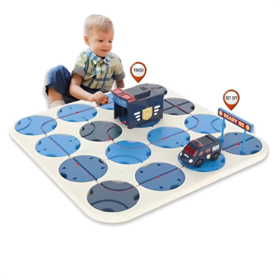 DIY Track Maze Race Car Track Building Block Set (34 Pieces)