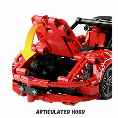 Castela Technique Sports Car Building Block Set (433 Pieces)