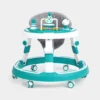 Ergonomic Anti-Tip Baby Walker with Ocean Activity Center & Converts to High Chair