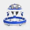 Ergonomic Anti-Tip Baby Walker with Ocean Activity Center & Converts to High Chair