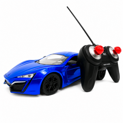 Racing Bonzer RC Car with Rechargeable Battery and LED Lights