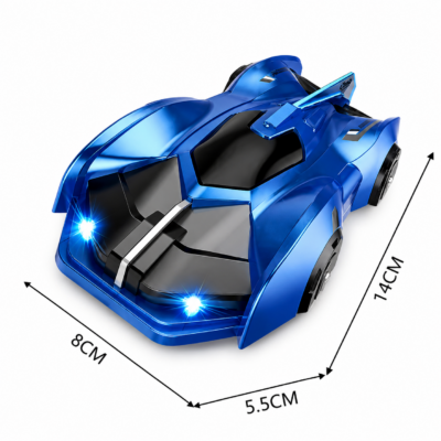 Remote Control Wall Climbing Car with LED Lights & Dual Drive Modes