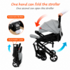 Five Kidilo K8 Reversible Lightweight Baby Stroller with XL Anti-UV Canopy & Footmuff