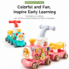 5-in-1 Multifunctional Baby Walker Train with Light & Steam Spray (6064)