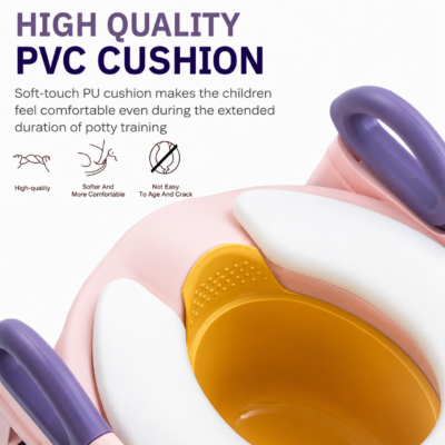 2-in-1 Foldable Toddler Toilet Seat Attachment with Step Stool Ladder