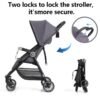 Wheelive Compact Airplane-Friendly Baby Stroller with Removable Shading Canopy