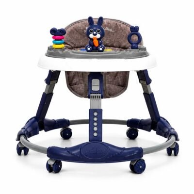 Infantes Rabbit Round-Shaped Baby Walker with Interactive Toy Tray & Music (1826)