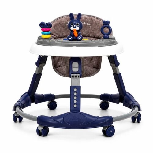 Infantes Rabbit Round-Shaped Baby Walker with Interactive Toy Tray & Music (1826)