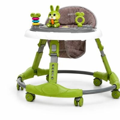 Infantes Rabbit Round-Shaped Baby Walker with Interactive Toy Tray & Music (1826)