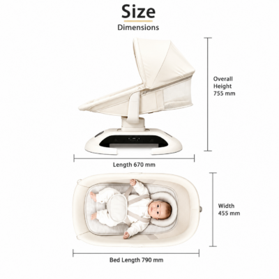 Six Mastela Ori Euphoria 3D Multi-Motion Electric Baby Soother (30723)
