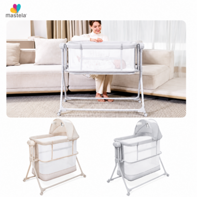 Three Mastela Sense Balance Bassinet & Auto-Swaying Co-Sleeper (3823)