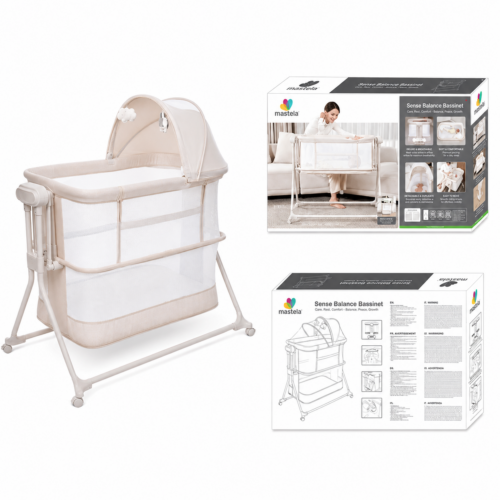 Mastela Sense Balance Bassinet & Auto-Swaying Co-Sleeper (3823)