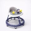 Interactive Animal & Mushroom Foldable Baby Walker with Height Adjustment