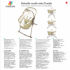 Mastela Orbelle Multi-Role Cradle Portable Infant Bassinet & Rocking Seat (8961)