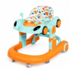 3-in-1 Foldable Car-Themed Baby Walker with Music Play Tray & Animal Print Seat (309)