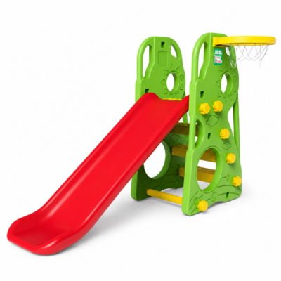Sunny Love Indoor & Outdoor Toddler Slide Set with Basketball Ring (CHD-100)