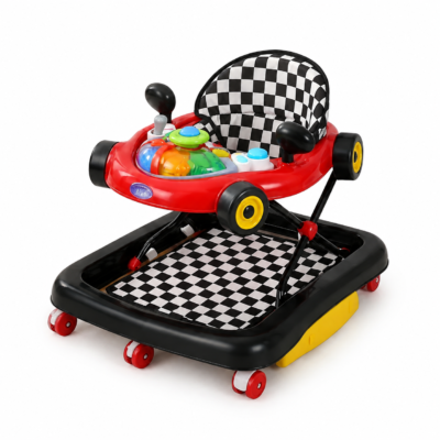 Convertible Race Car Baby Walker & Activity Center with 360° Swivel Wheels (8899)