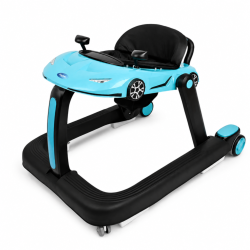 1 Premium Convertible Sports Car Activity Walker with 360° Swivel Wheels (8811)