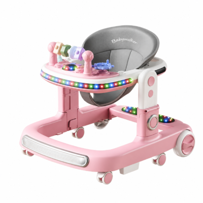 Adjustable Height Baby Activity Walker with Convertible Push-Behind Walk-Assist Mode (566)