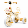 3-Wheel Toddler Pedal Tricycle with Flashing Lights, Music Head & Front Storage (739)