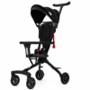 F1 Lightweight Portable Toddler Trike Stroller with 360° Swivel & Safety Harness