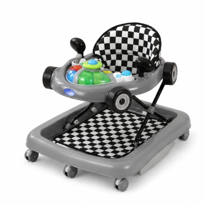 Convertible Race Car Baby Walker & Activity Center with 360° Swivel Wheels (8899)