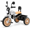 3-Wheel Chopper Style Pedal Tricycle for Toddlers with Side Mirrors & Rear Storage (805)