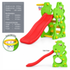 2-in-1 Dinosaur Indoor & Outdoor Kids Slide with Basketball Hoop (CHD-170)