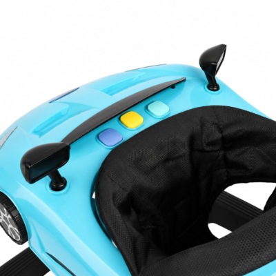 3 Premium Convertible Sports Car Activity Walker with 360° Swivel Wheels (8811)