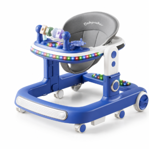 Adjustable Height Baby Activity Walker with Convertible Push-Behind Walk-Assist Mode (566)