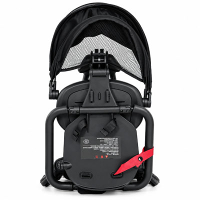 F1 Lightweight Portable Toddler Trike Stroller with 360° Swivel & Safety Harness
