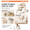 Multifunctional 6-in-1 Baby Walker with Interactive Music Toy Tray & Push Handle (W-569)